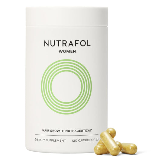 Nutrafol Women's Hair Growth Supplements, Clinically Proven for Visibly Thicker and Stronger Hair, Dermatologist Recommended - 1 Month Supply
